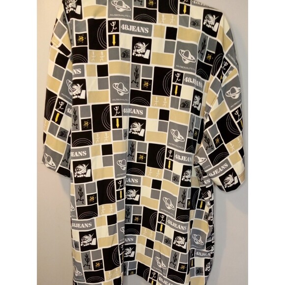 Fourty Eight 48 Jeans SZ XXL Big and Tall Button Up Shirt‎ Y2K 90s - Picture 7 of 9